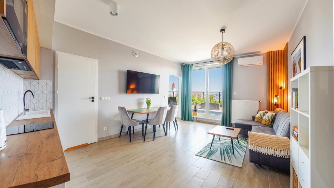 Apartamenty Delux Sun & Snow Nowe Hallerowo Z Przestronnym Tarasem - Blisko Centrum Władysławowo Eksteriør bilde